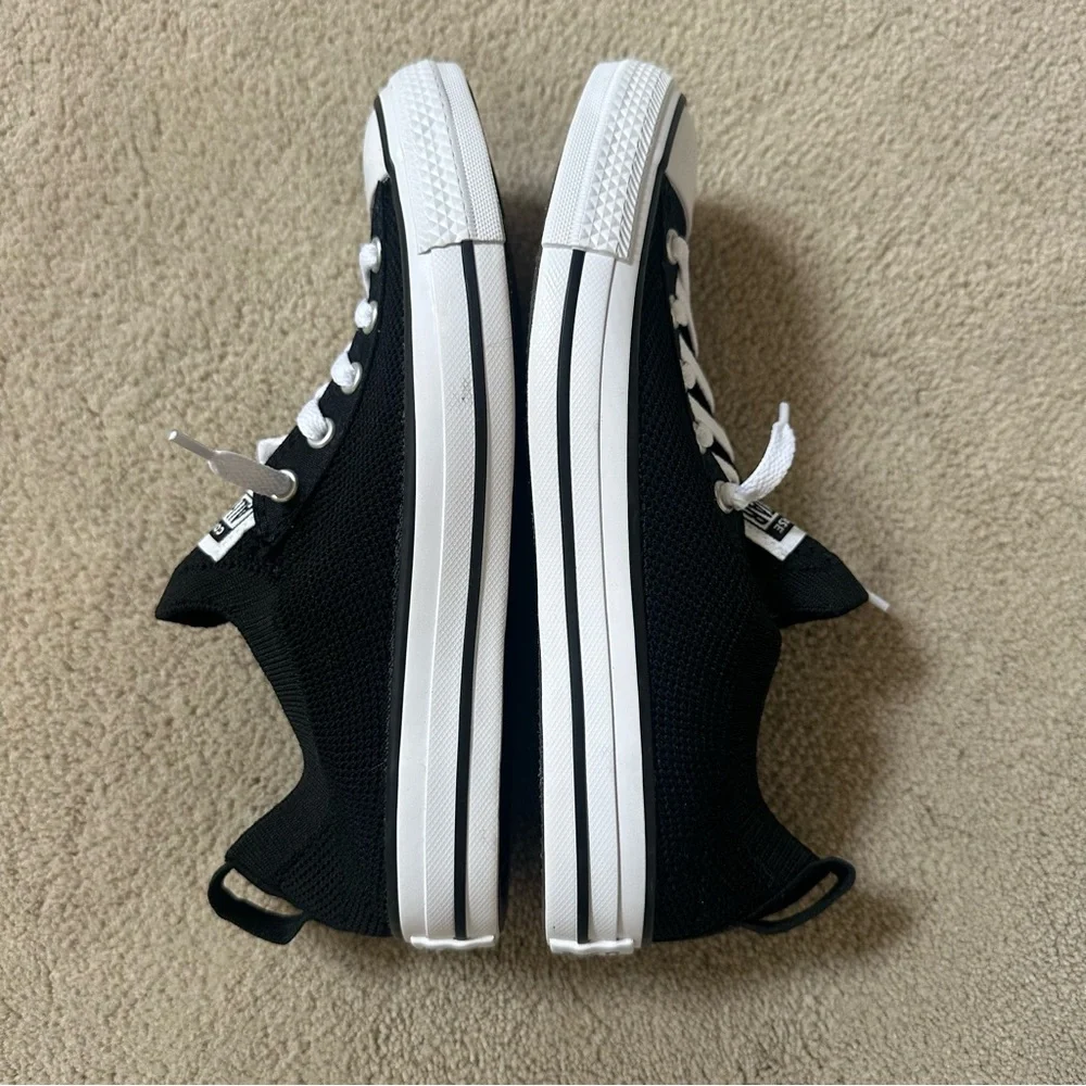 Converse Kids Chuck Taylor All Star Shoreline Knit Slip-On Sneakers - Black